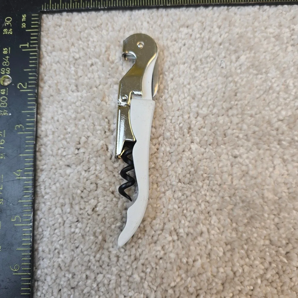Pulltap's Wine Opener White‎ Saint Max Double Hinged Waiters Corkscrew